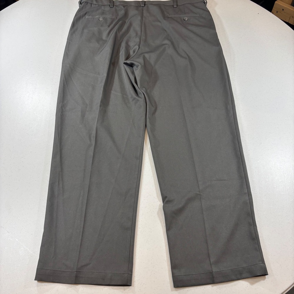 Lot of 5 Haggar Cool 18 Pro Mens Dress Pants 44x32 Khaki Grey Classic Fit - Picture 13 of 16
